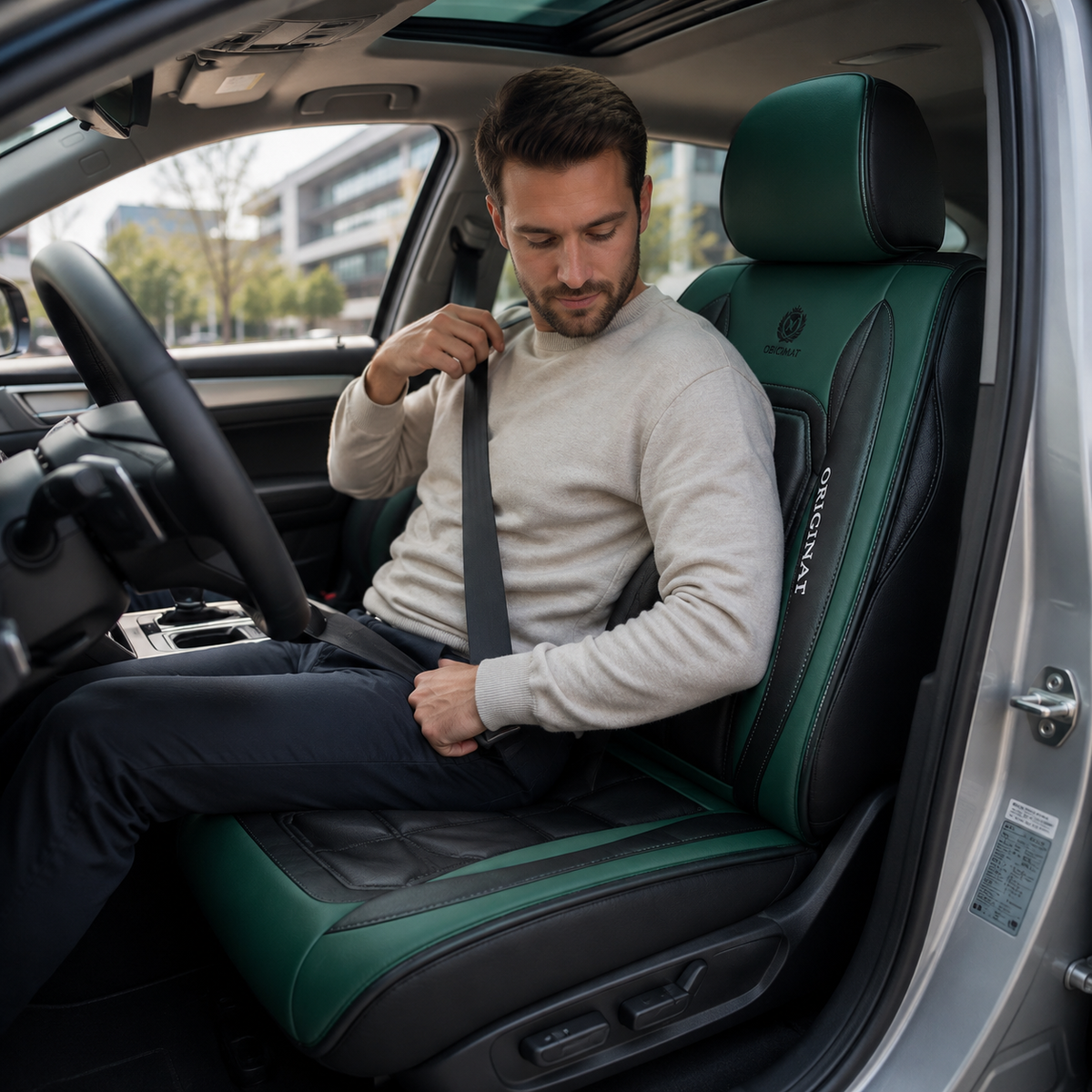 Autostoelhoes Met Airbag-Opening Multicapa Vulling Opbergvak Universeel Passend 11-Delig Complete Set Auto | Sulvida