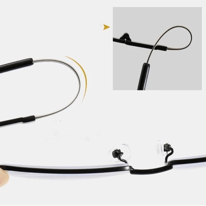 Progressieve Leesbril Titanium Multifocaal Montuur voor Veraf en Dichtbij Zien met Polycarbonaat Lenzen Unisex | Sulvida