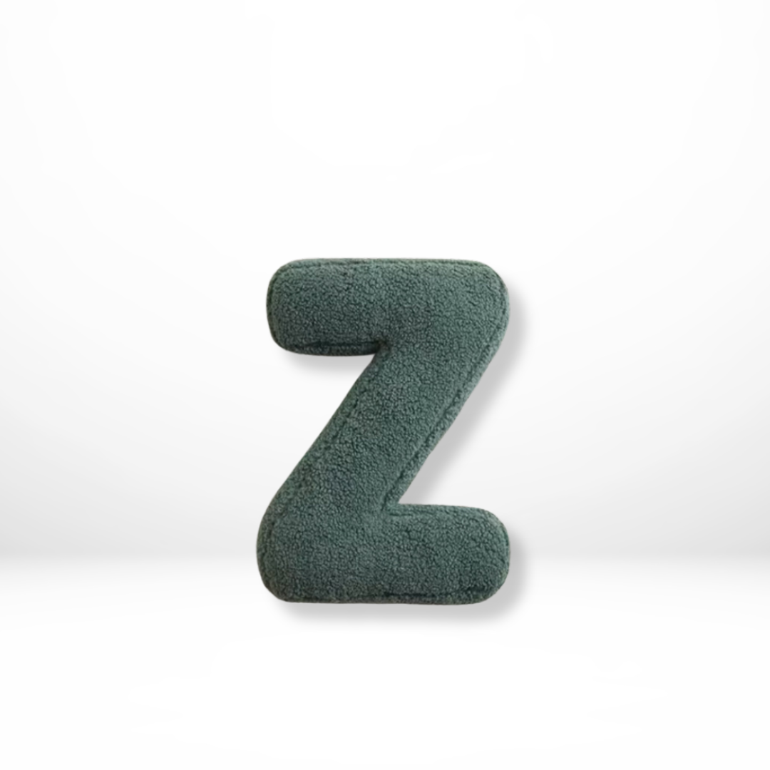 Letter Sierkussen met Fluweel Zachte Stof voor Bank & Bed Persoonlijke Decoratie Cadeau Woonkamer Slaapkamer | Sulvida