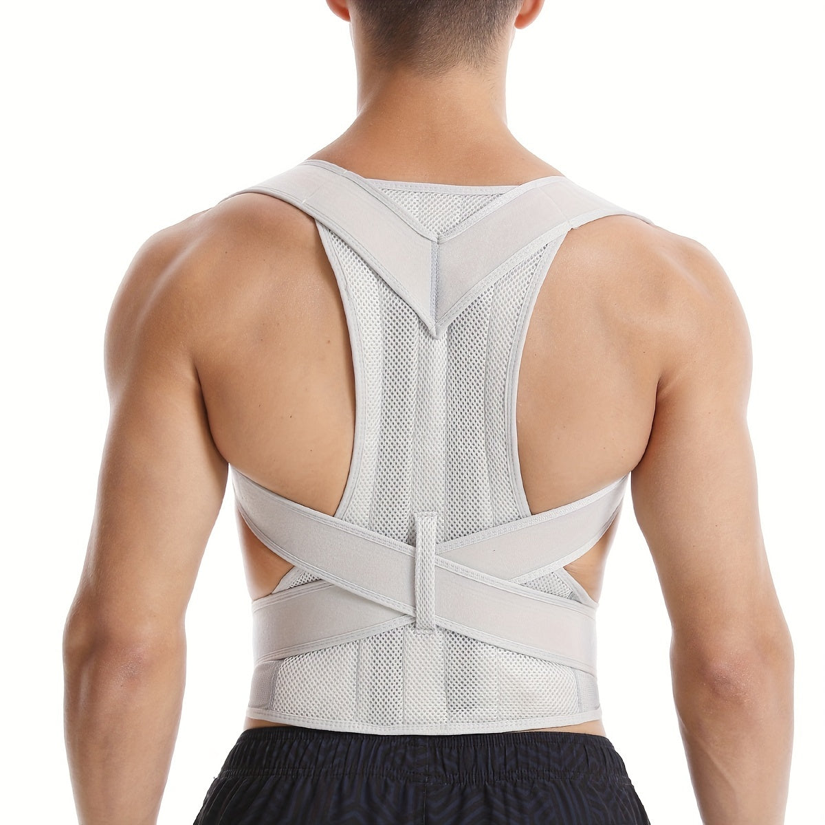 Verstelbare Rugbrace voor Verbeterde Houding S-XXL Ademend Neopreen Lendensteun Draagbaar Orthopedisch | Sulvida