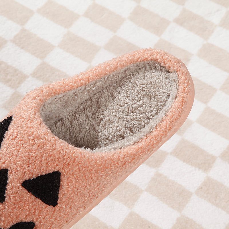 Halloween Huispantoffels met Pompoenenprint Antislip Zachte Binnenschoenen Comfortable Indoor Sloffen Volwassenen | Sulvida