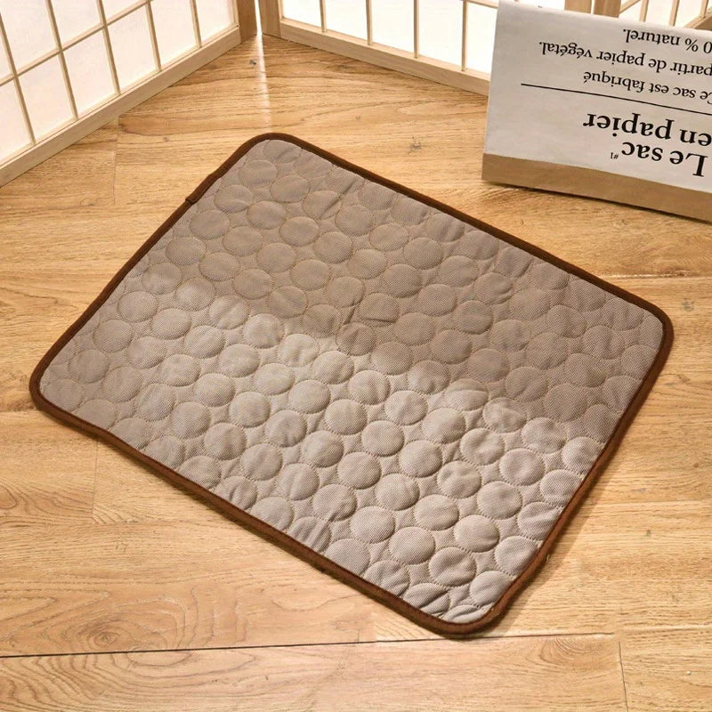 Koelmat voor Hond en Kat Zomer Ademend IJszijde 50x80cm Verkoeling Huisdier Koelte Ligmat Kussen Slaapmat | Sulvida