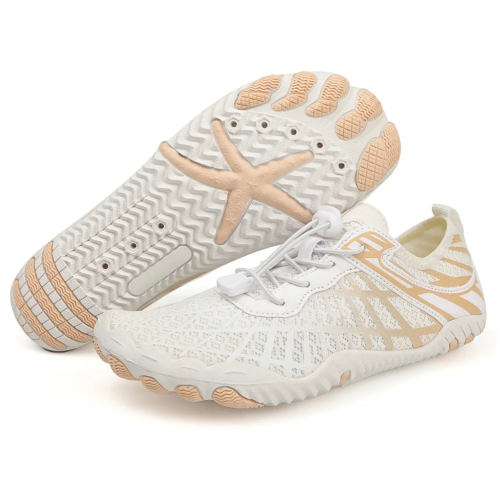 Aquaschoenen Waterschoenen Mesh Sneldrogend Anti-Slip Zwemmen Strand Surfen Watersport Unisex Zomer Vakantie | Sulvida
