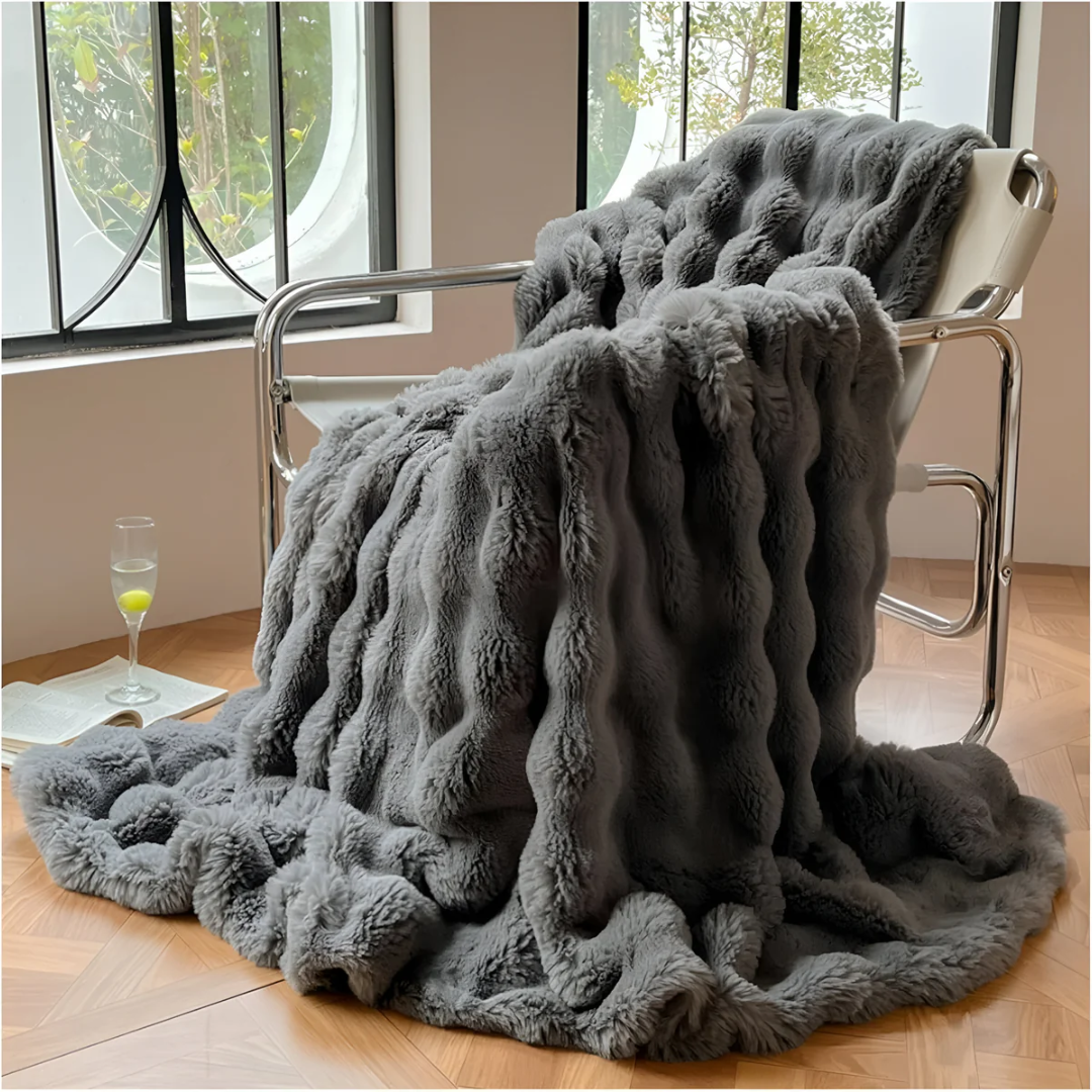 Zachte Fleeceplaid Polyester Bank Bed Reis Warmte Comfort Modern Design Herfst Winter Deken Woonkamer | Sulvida