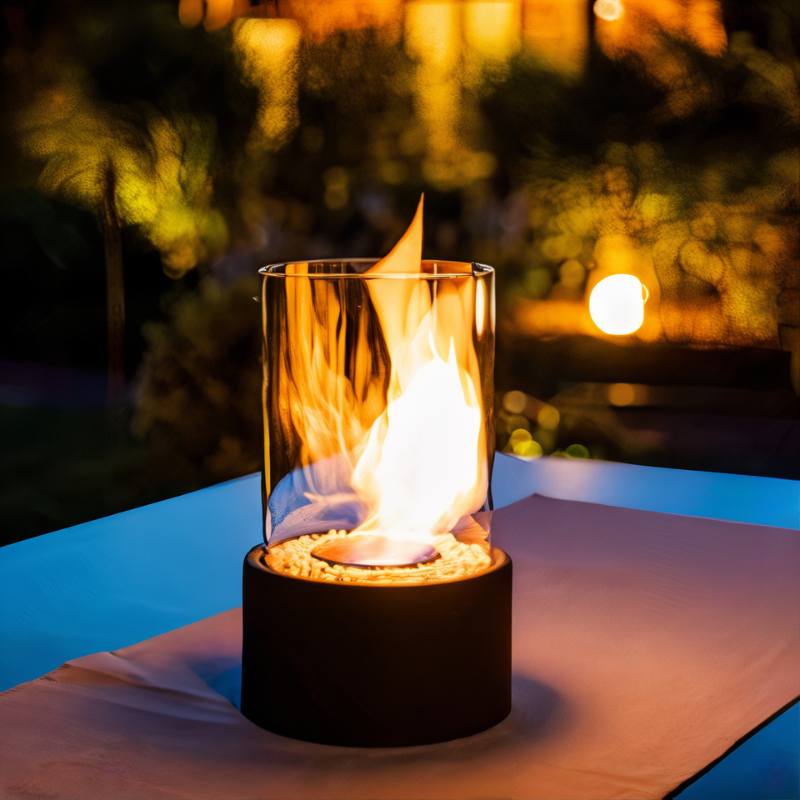 Elegante Klassieke Olielamp met Veilige Vlam voor Sfeervolle Avonden – Tijdloos Windlicht met Ethanol of Lampolie Ideaal voor Romantische Eetkamer Tafel Decoratie | Sulvida