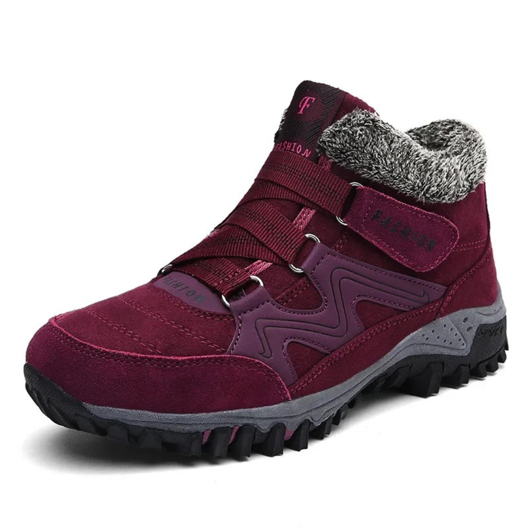 Gevoerde Winterlaarzen Dames met Anti-Slip Zool Warm Comfort Sneeuwstiefel Waterdicht voor Koude Winterdagen | Sulvida