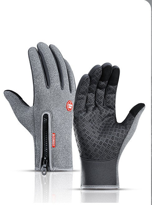 Thermische Handschoenen Touchscreen Winter Sporthandschoenen Winddicht Warm Fleece Fietsen Hardlopen | Sulvida