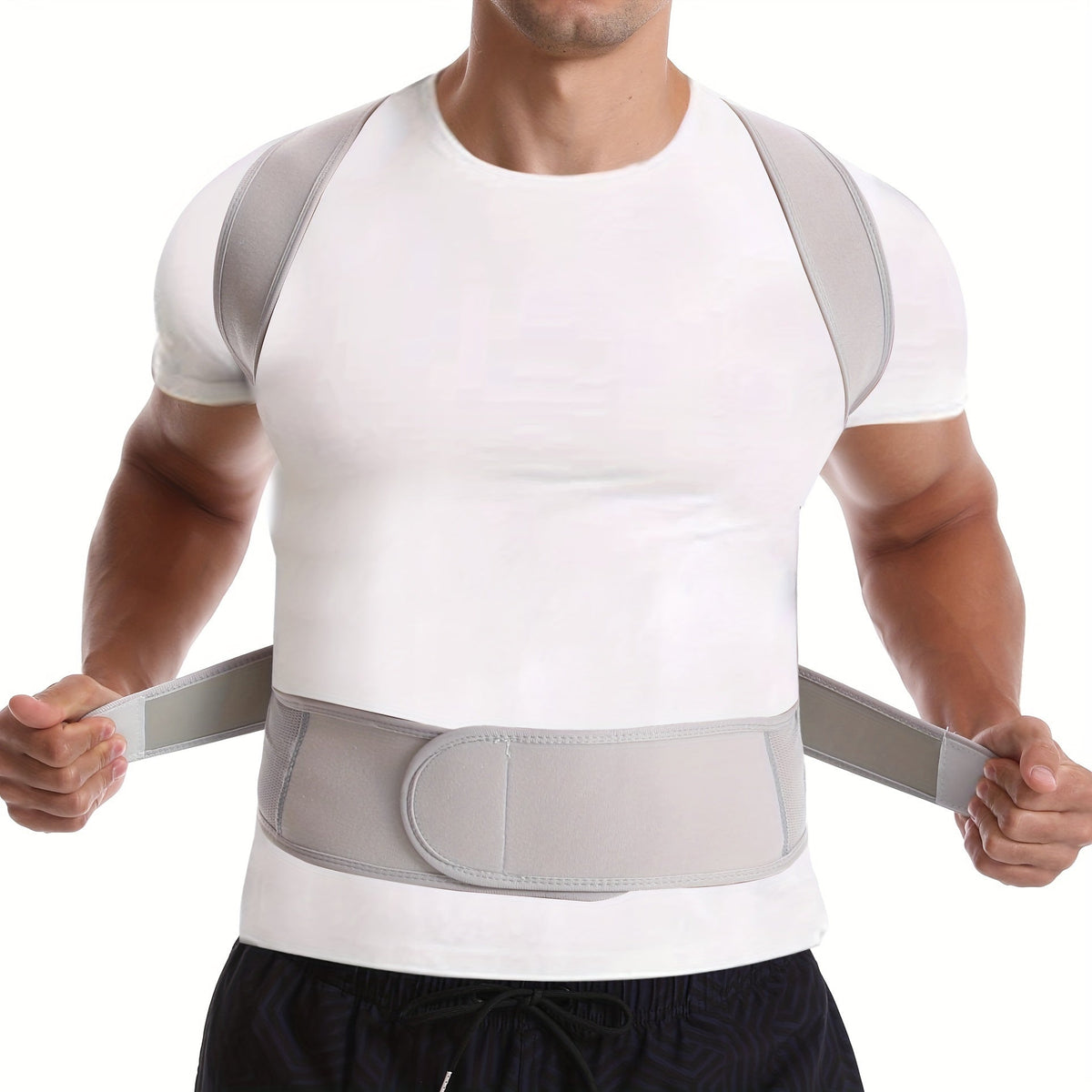 Verstelbare Rugbrace voor Verbeterde Houding S-XXL Ademend Neopreen Lendensteun Draagbaar Orthopedisch | Sulvida