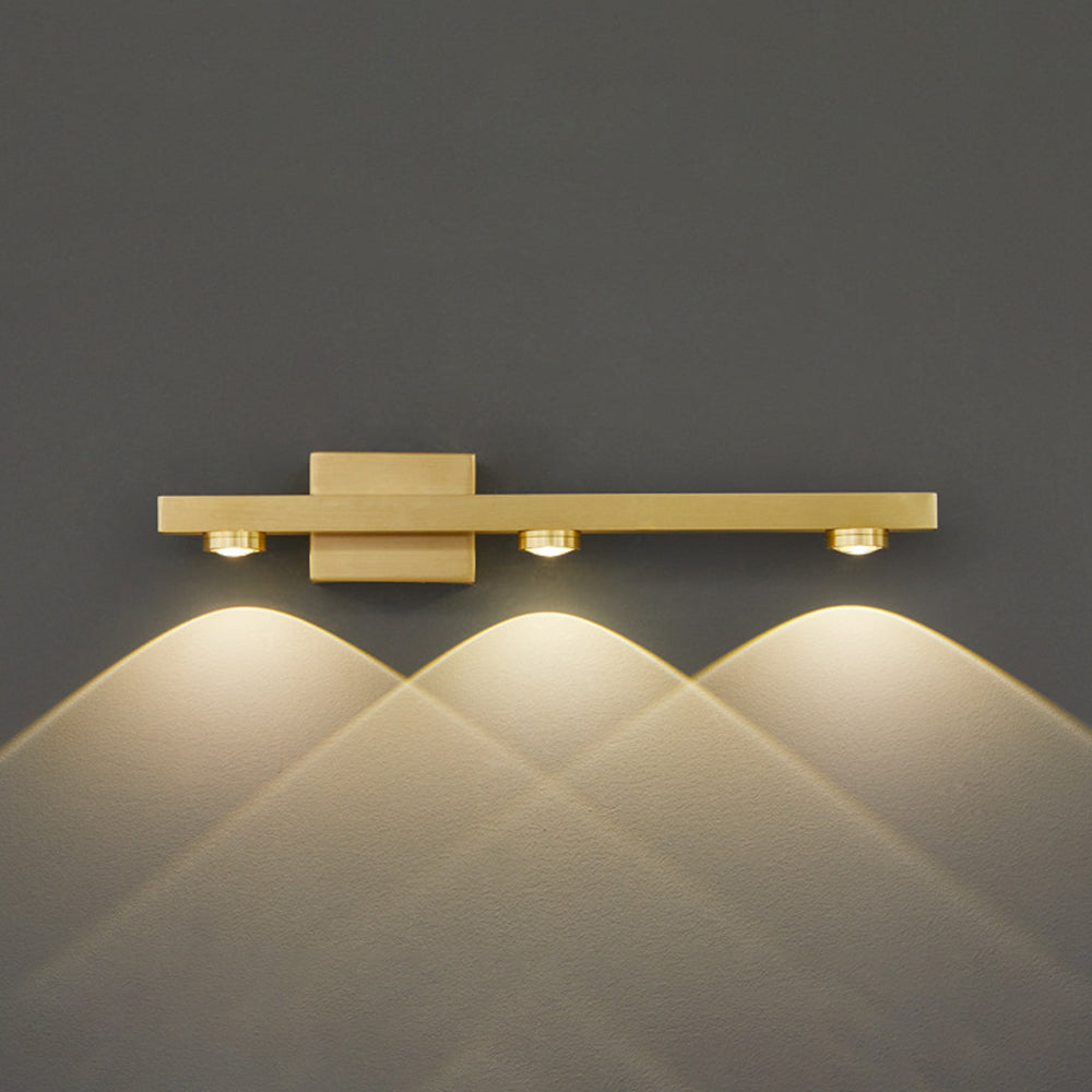 Moderne LED Wandlamp Metaal Spiegel Verlichting Zwart Goud Badkamer Slaapkamer Woonkamer 2-8 Lichtpunten | Sulvida