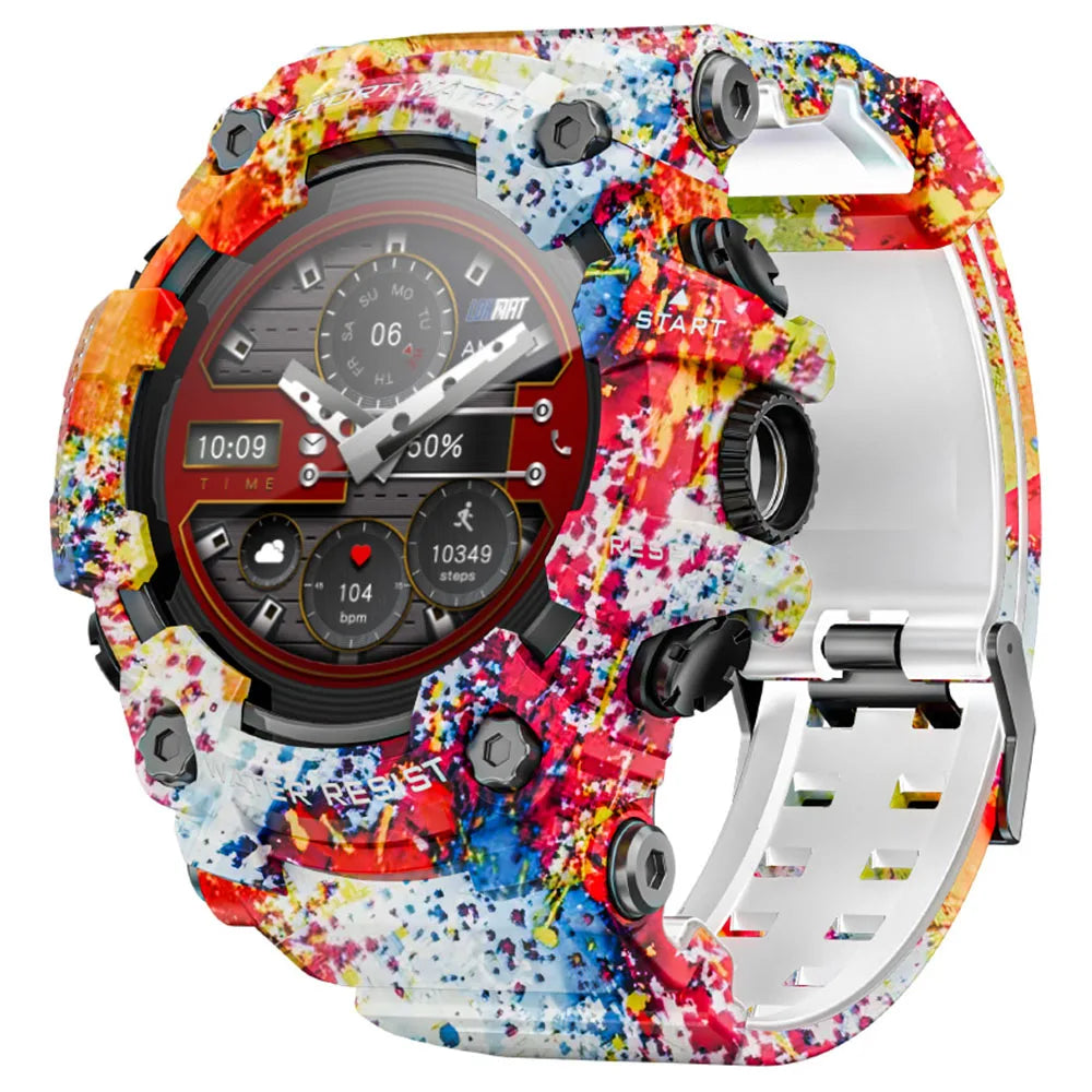 Smartwatch met HD Touchscreen en IP68 Waterdichtheid Fitness Tracker Sport Bluetooth Gezondheidsmonitor | Sulvida
