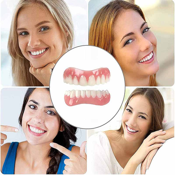 Cosmetische Tandprothese Siliconen Wit Gebit Esthetisch Natuurlijke Glimlach Zelfvertrouwen Dagelijks Gebruik | Sulvida