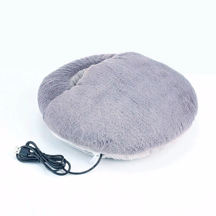 Elektrische XL Voetenwarmer Verwarmbare Pantoffels met Instelbare Temperatuur Wasbare Voering Thuiscomfort | Sulvida