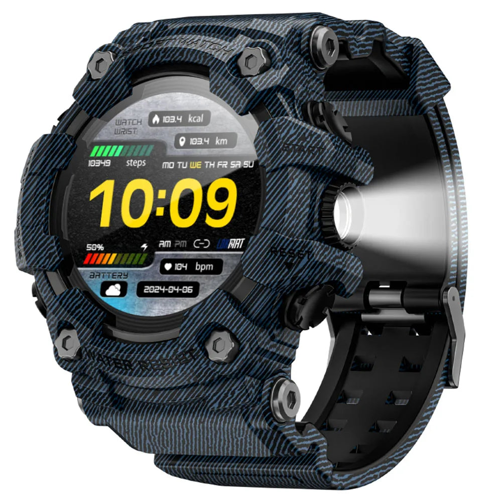 Smartwatch met HD Touchscreen en IP68 Waterdichtheid Fitness Tracker Sport Bluetooth Gezondheidsmonitor | Sulvida