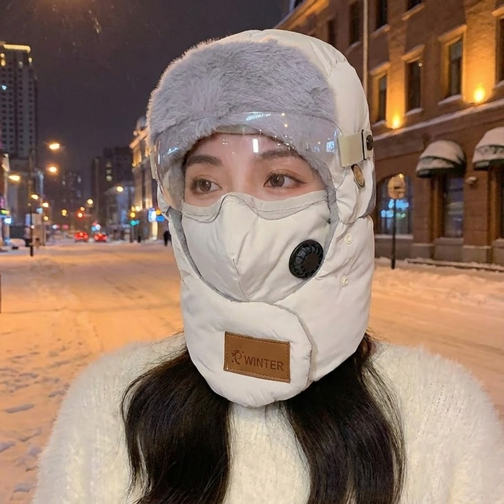 Thermische Wintermuts Volledige Gezichtsbescherming Afneembaar Masker Wandelen Fietsen Winddicht Ski | Sulvida