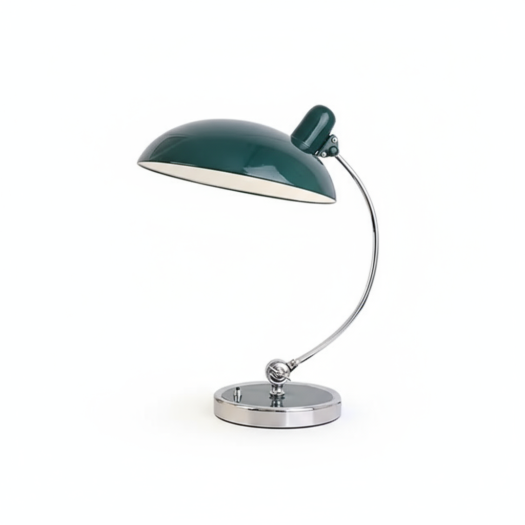 Metalen Tafellamp met Koepelkap Instelbare Lichtkleur Dimbaar voor Bureau Leeshoek Slaapkamer Werkplek | Sulvida