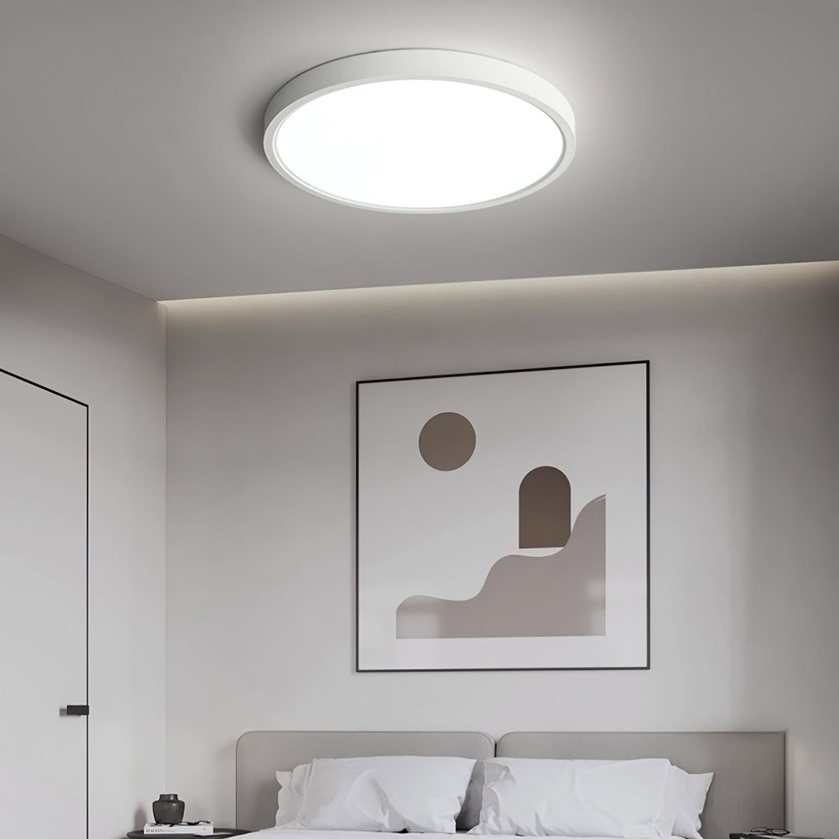 Ultradunne Ronde Plafondlamp LED Minimalistische Interieurverlichting Moderne Designlamp voor Woonkamer | Sulvida