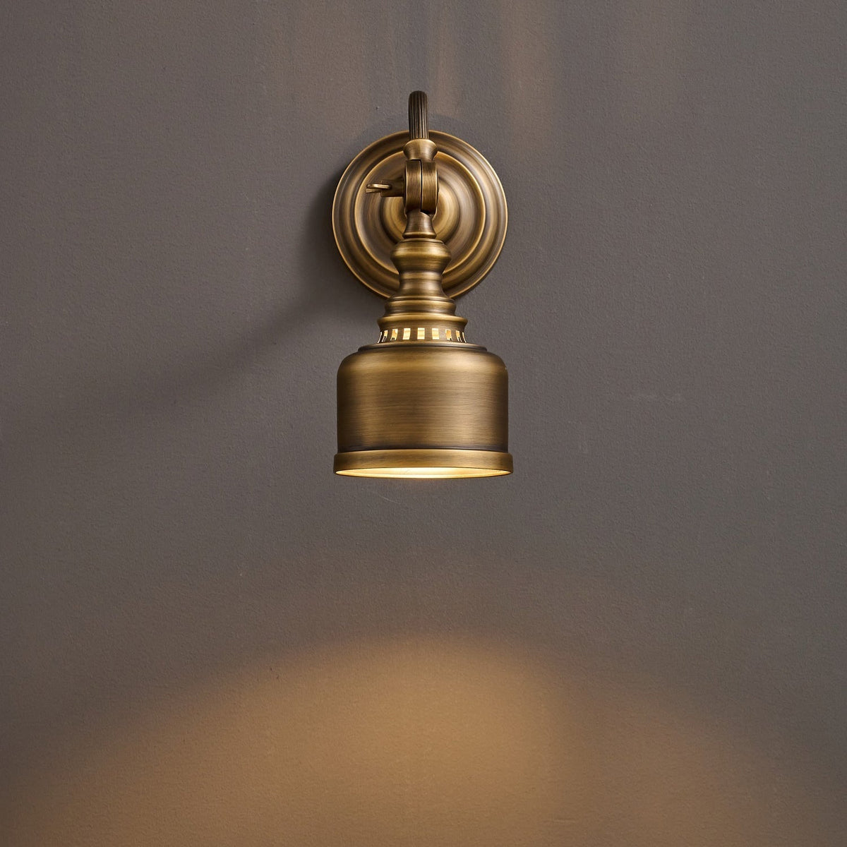 Wandlamp Zwanenhals Messing Leeslamp Verstelbaar met Vintage Patina voor Slaapkamer Nachtlamp Bedlamp Wand | Sulvida