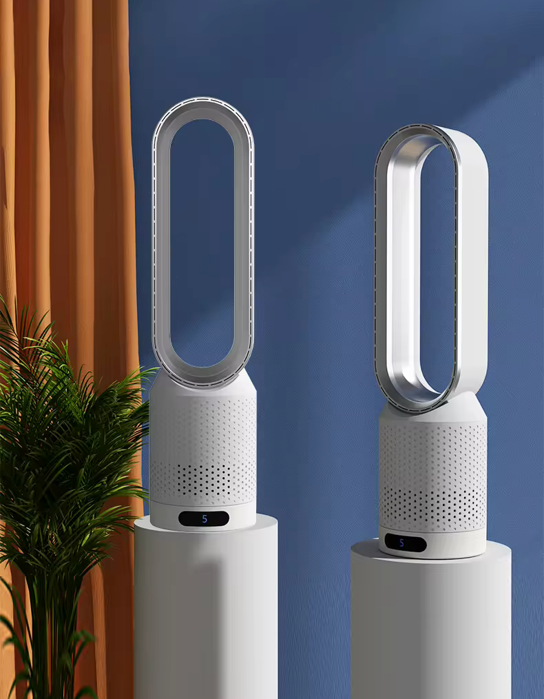 3-in-1 Bladloze Luchtkoeler met Luchtreiniger en Ventilator — Stille Werking voor Slaapkamer & Kantoor | Sulvida