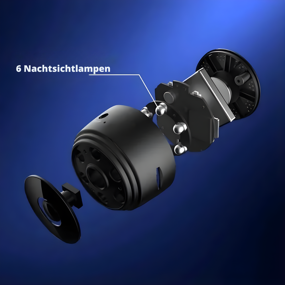 Draadloze Achteruitrijcamera Full HD 720P voor Camper Vrachtwagen Aanhanger met Micro SD tot 128GB Magnetische Bevestiging 360° Draaibare Houder Nachtvisie Waterdicht | Sulvida