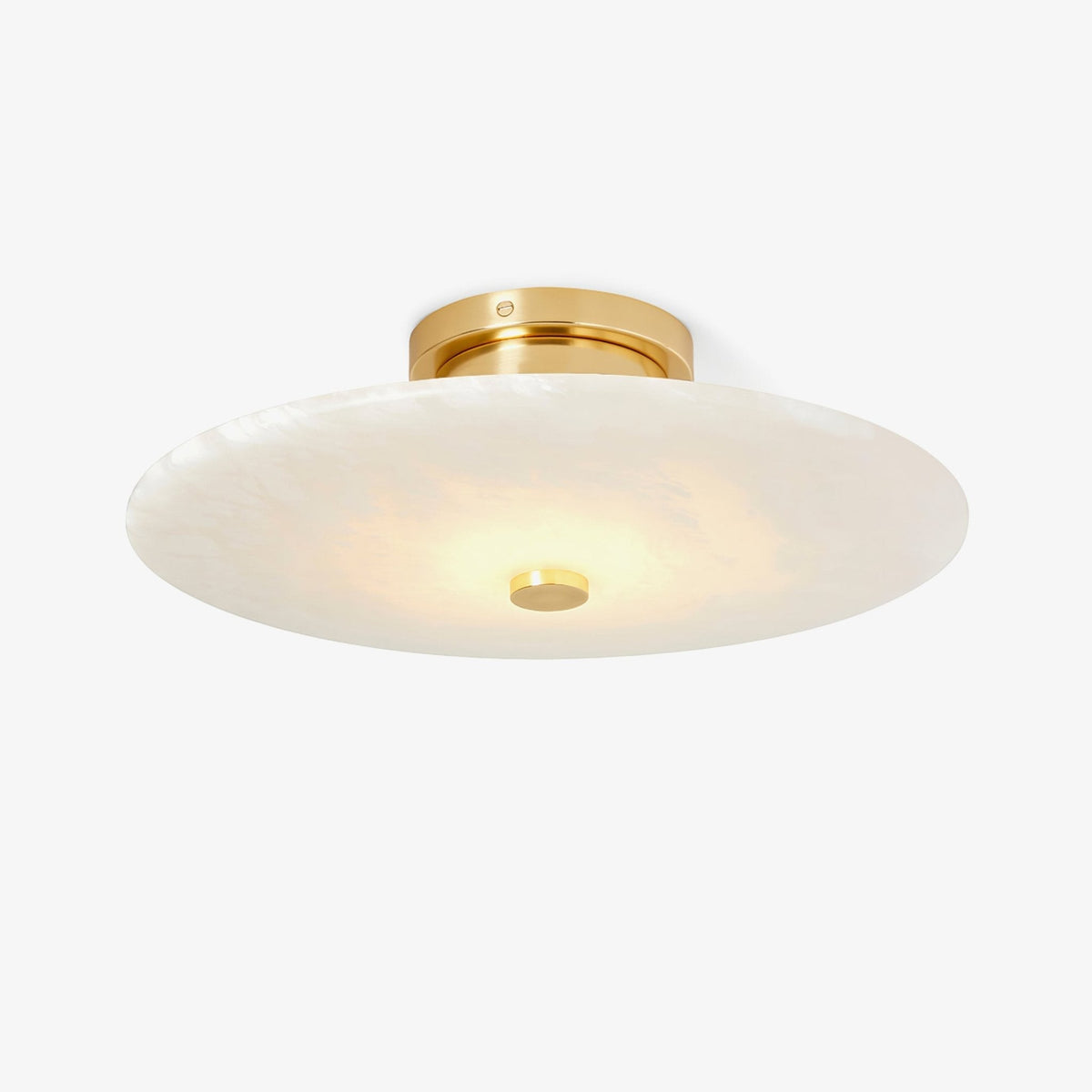 Plafondlamp Albast LED Messing Zwart Wit Modern Design Geïntegreerde Verlichting Woonkamer Slaapkamer | Sulvida