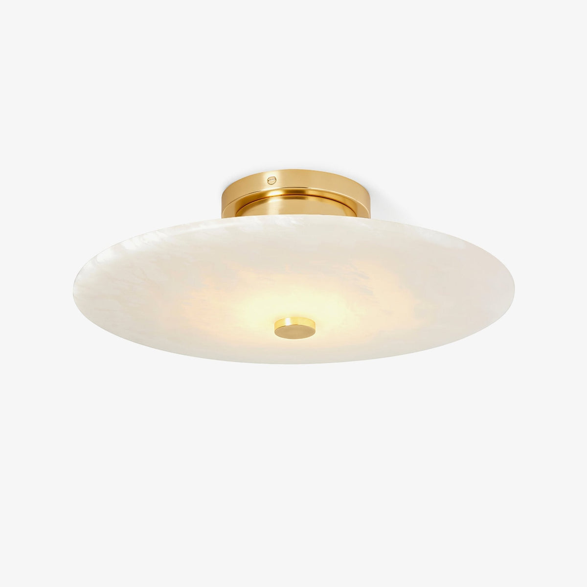 Plafondlamp Albast LED Messing Zwart Wit Modern Design Geïntegreerde Verlichting Woonkamer Slaapkamer | Sulvida