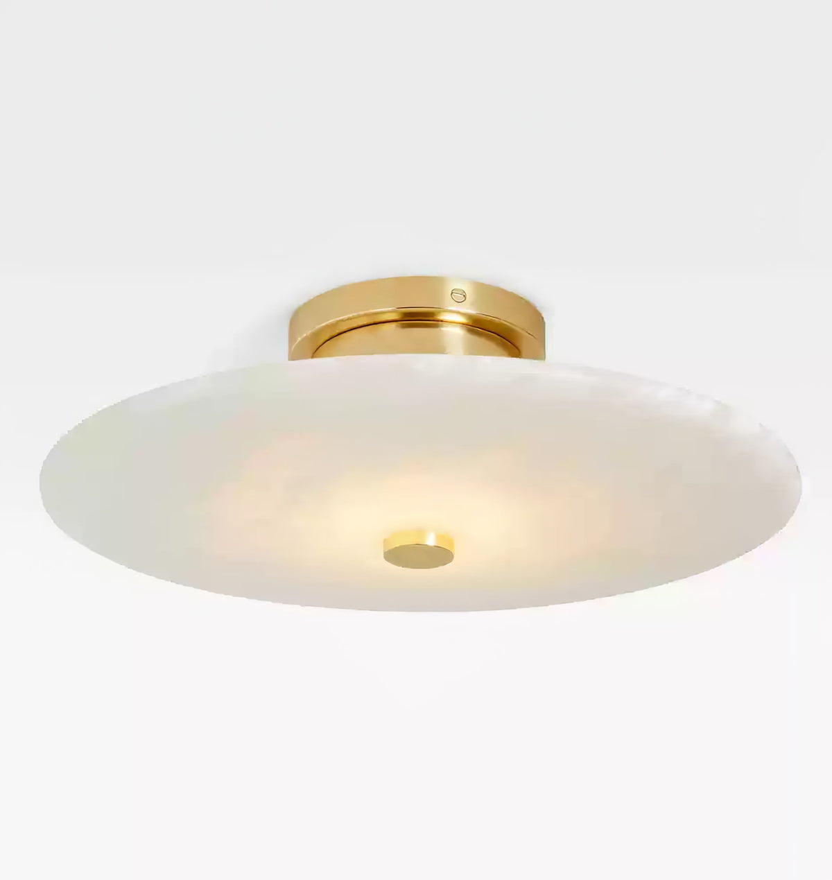 Plafondlamp Albast LED Messing Zwart Wit Modern Design Geïntegreerde Verlichting Woonkamer Slaapkamer | Sulvida