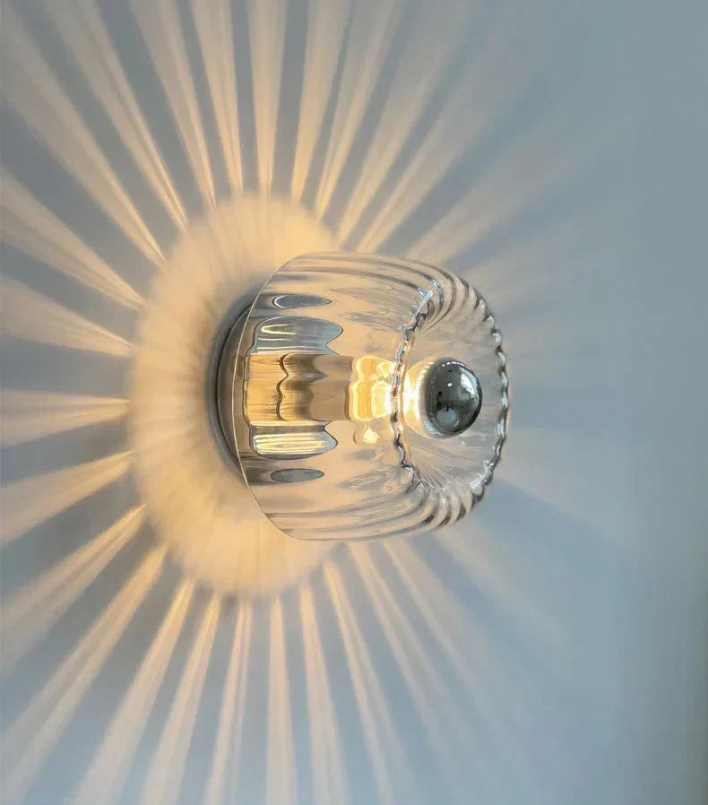 Wandlamp met glazen bol modern design verlichtingsarmatuur interieurverlichting woonkamer gang slaapkamer | Sulvida