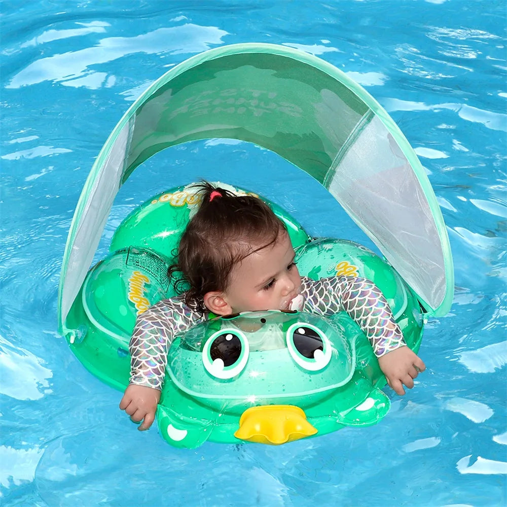 Baby Zwemring 6-36 Maanden Veilig Zwemhulp PVC Verstelbaar Drijfring Zwembad Bad Speelgoed Peuter Kinderzwemmen | Sulvida