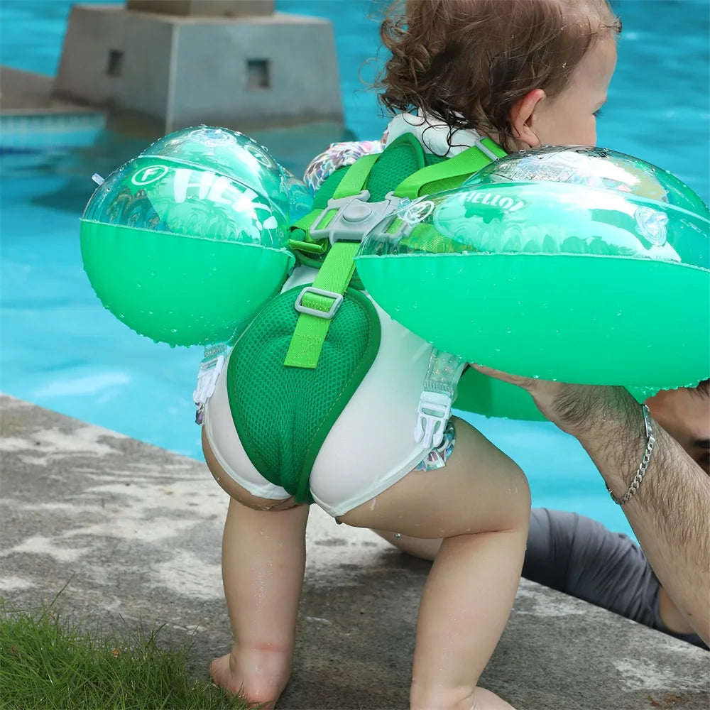 Baby Zwemring 6-36 Maanden Veilig Zwemhulp PVC Verstelbaar Drijfring Zwembad Bad Speelgoed Peuter Kinderzwemmen | Sulvida
