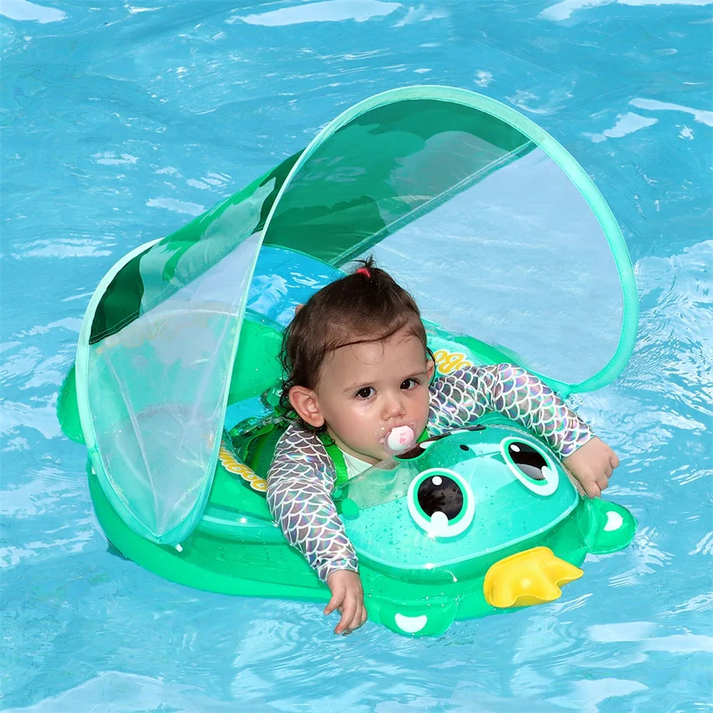 Baby Zwemring 6-36 Maanden Veilig Zwemhulp PVC Verstelbaar Drijfring Zwembad Bad Speelgoed Peuter Kinderzwemmen | Sulvida