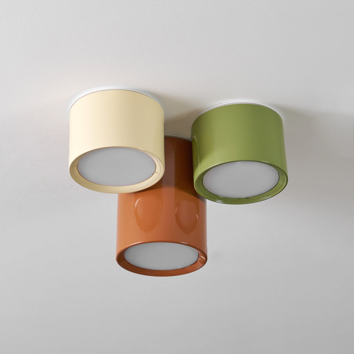 Plafondlamp Set Modern Cilindervorm Gekleurde Combinatie Warm LED Licht voor Slaapkamer Hal Kinderkamer | Sulvida
