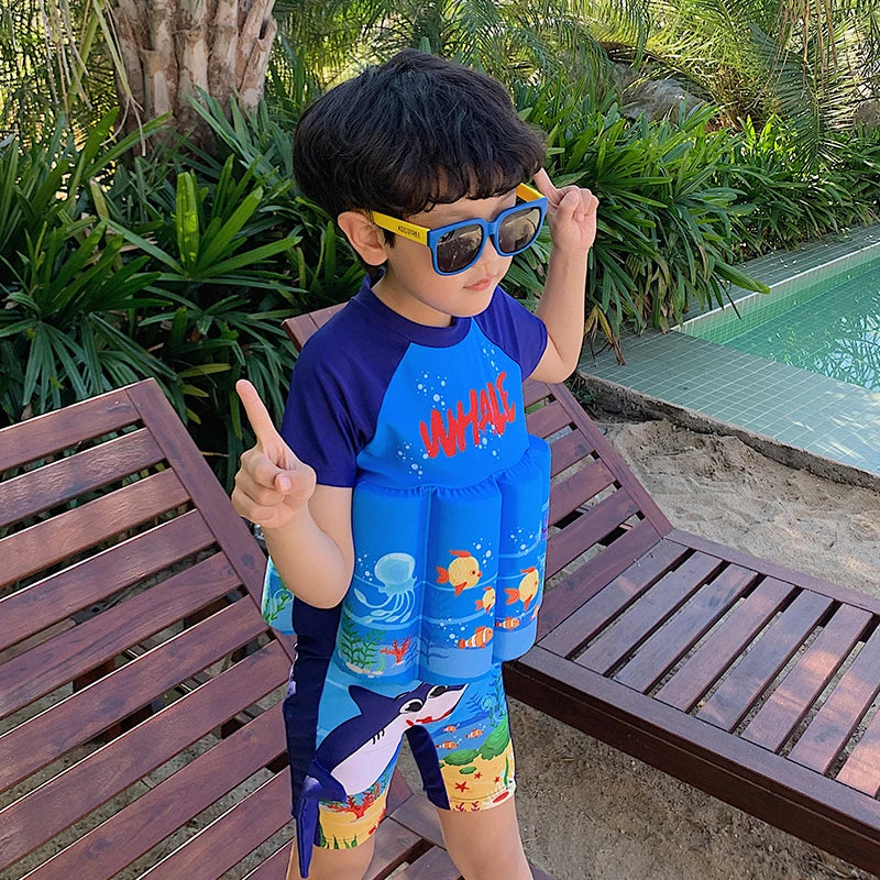 Drijvend zwemvest kinderen verstelbaar neopreen comfortabel veilig zwemmen pool strand voor 2-6 jaar | Sulvida