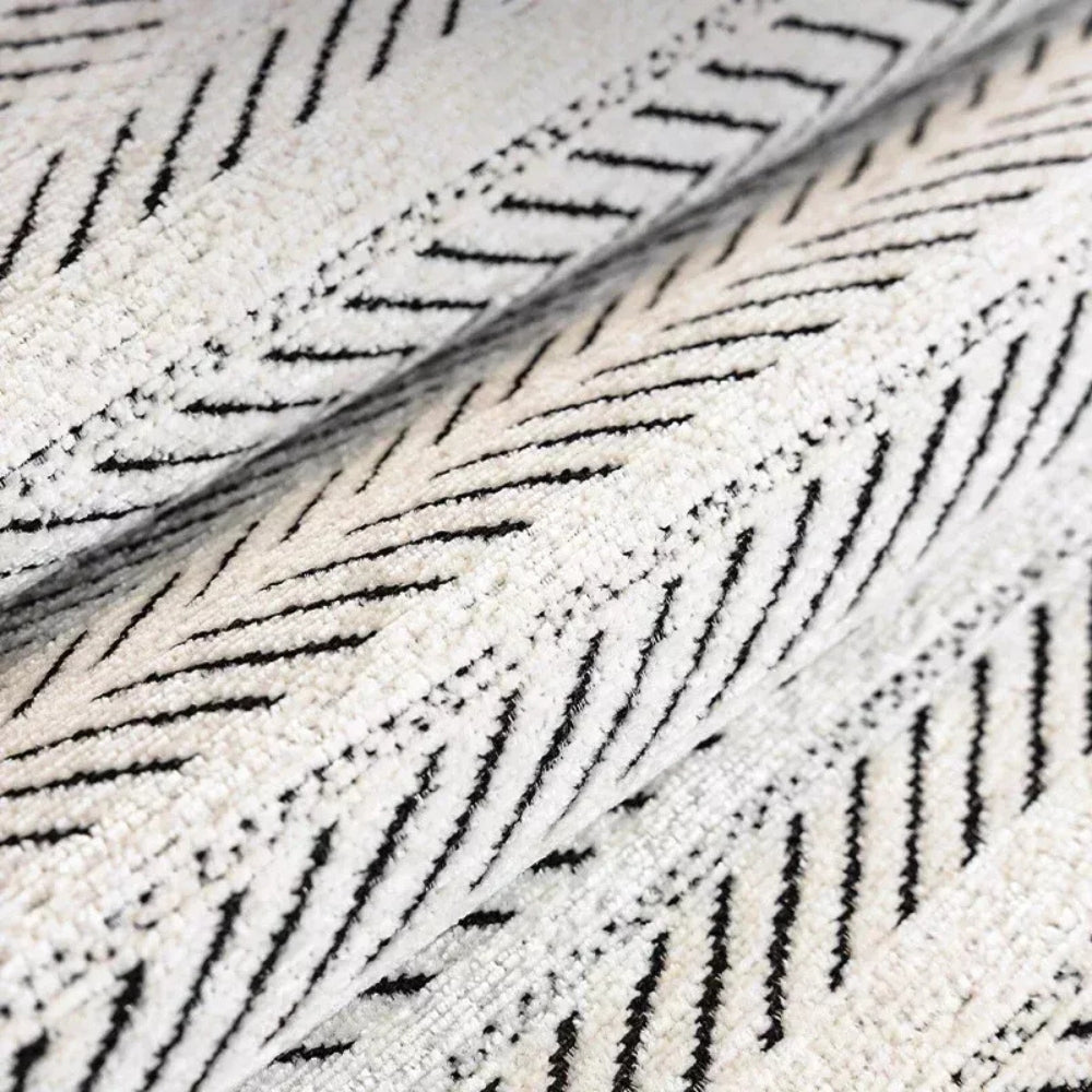 Visgraatplaid met Schelprand – Zachte Meubelhoes voor Bank, Stoel of Bed – Decoratieve Deken 90 tot 240 cm | Sulvida
