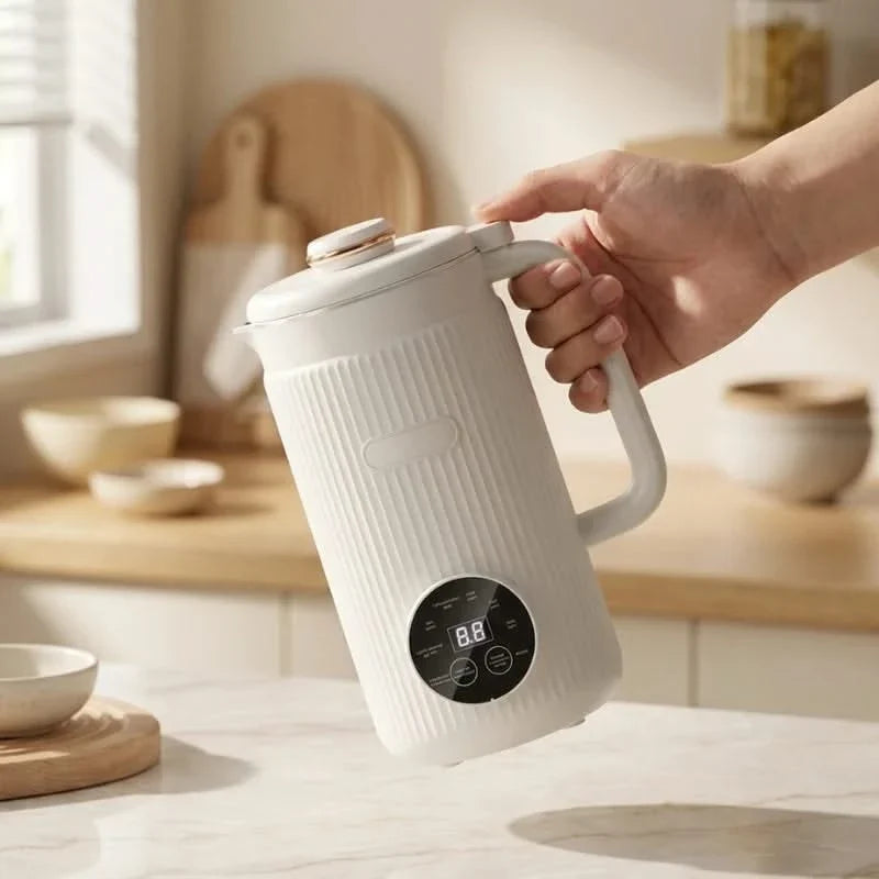 Multifunctionele Blender en Kooktoestel 1,2 liter Roestvrijstaal met 8 Voorinstellingen Soepmaker Smoothiemaker | Sulvida