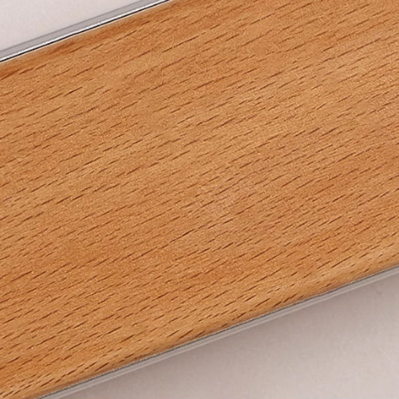 Houten wandlamp LED 60-180 cm bruin rechthoekig modern design sfeerverlichtingen wandverlichting interieur | Sulvida