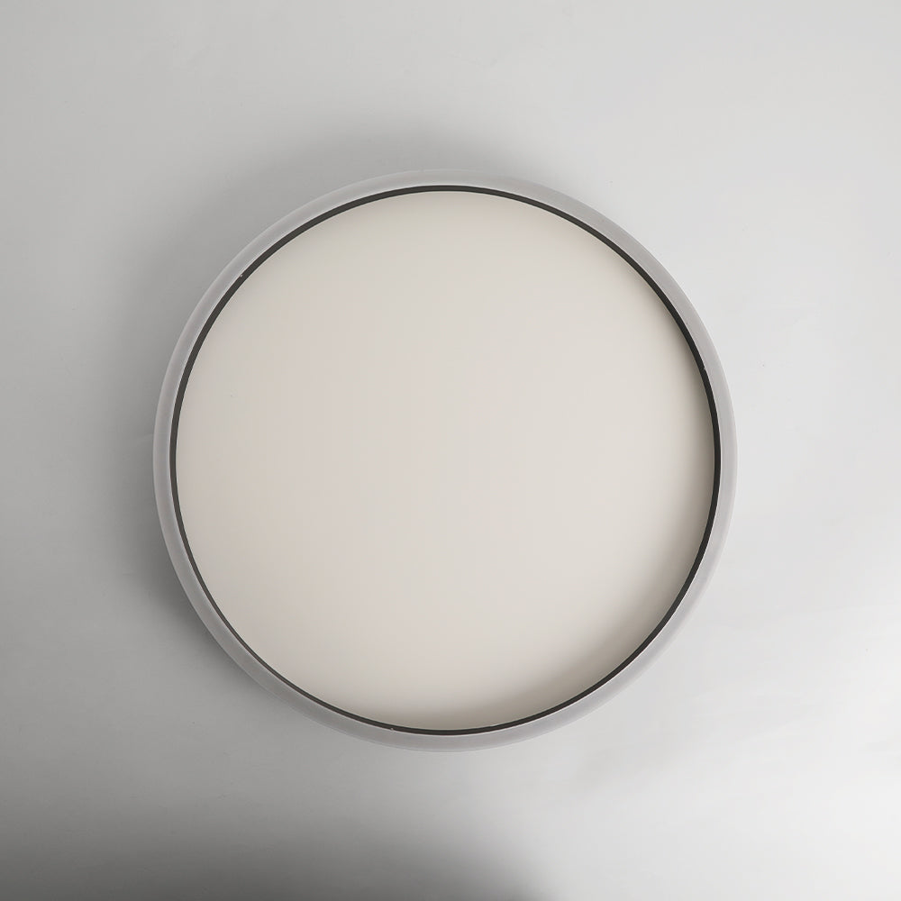 Ronde LED Plafondlamp Zwart Metaal Modern Design Woonkamer Slaapkamer Dimbaar Ring Sfeerlicht Plafondverlichting | Sulvida