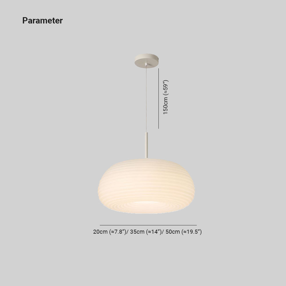 Hanglamp Wit Acryl Ovaal Dimbaar LED Verlichting Woonkamer Eetkamer Slaapkamer Modern Design Stijlvol Elegant | Sulvida