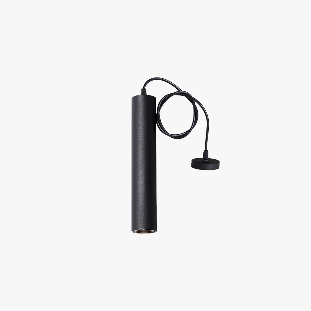 Hanglamp Cilindrisch Zwart Metaal LED Woonkamer Eetkamer Modern Industrieel Design Verstelbaar Pendellamp | Sulvida