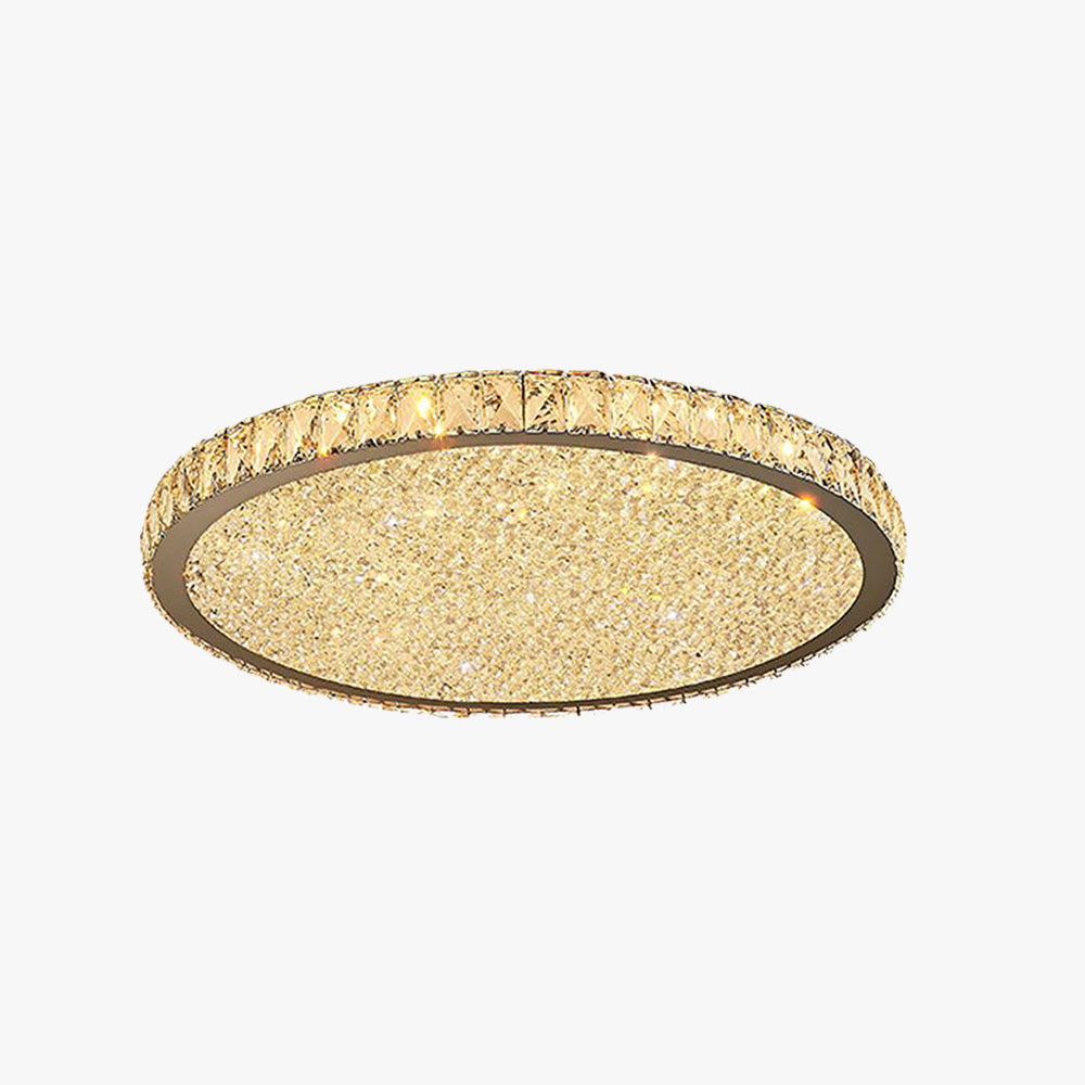 Kristallen Plafondlamp Glamour Met LED Verlichting Warm Of Wit Licht Voor Slaapkamer Woonkamer Modern Metaal | Sulvida