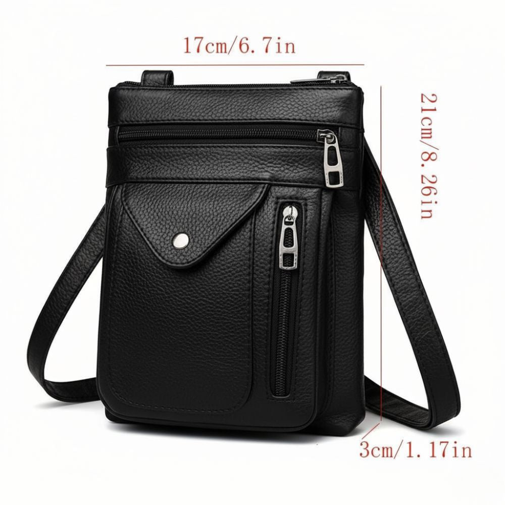 Vintage Crossbody Schoudertas Dames Retro Compacte Handtas Kunstleer Bruin Roze Zwart Dagelijks Gebruik | Sulvida