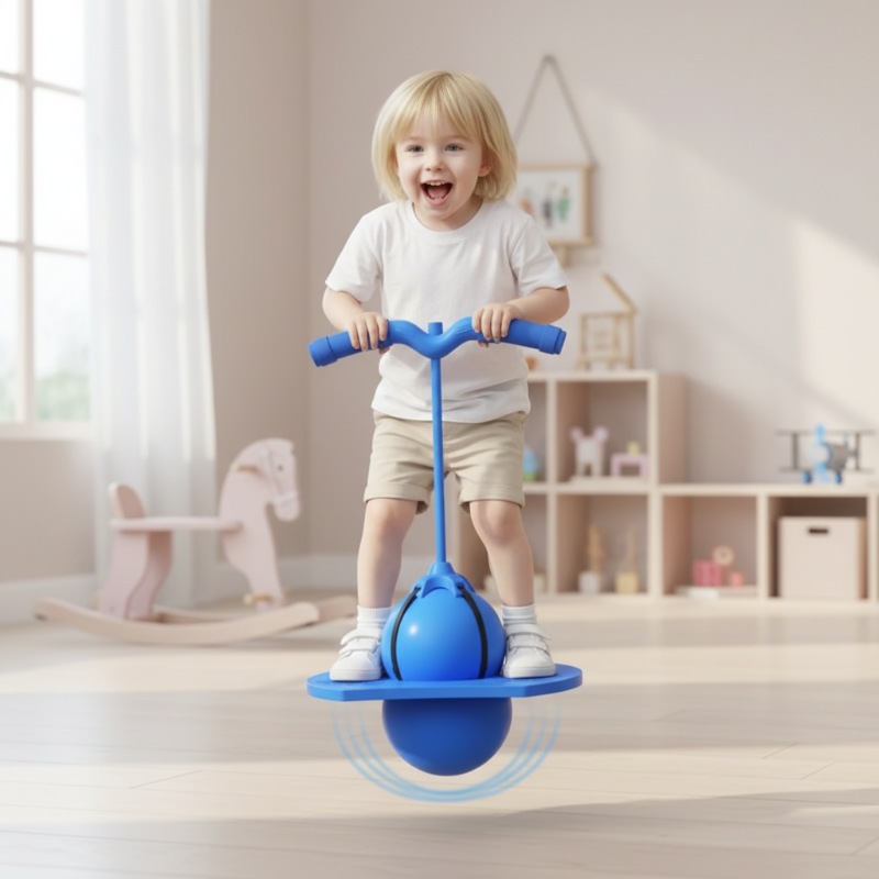 Balle d’équilibre pour enfants avec plateforme antidérapante | Outil d’entraînement de la coordination | Ballon sauteur | Sulvida