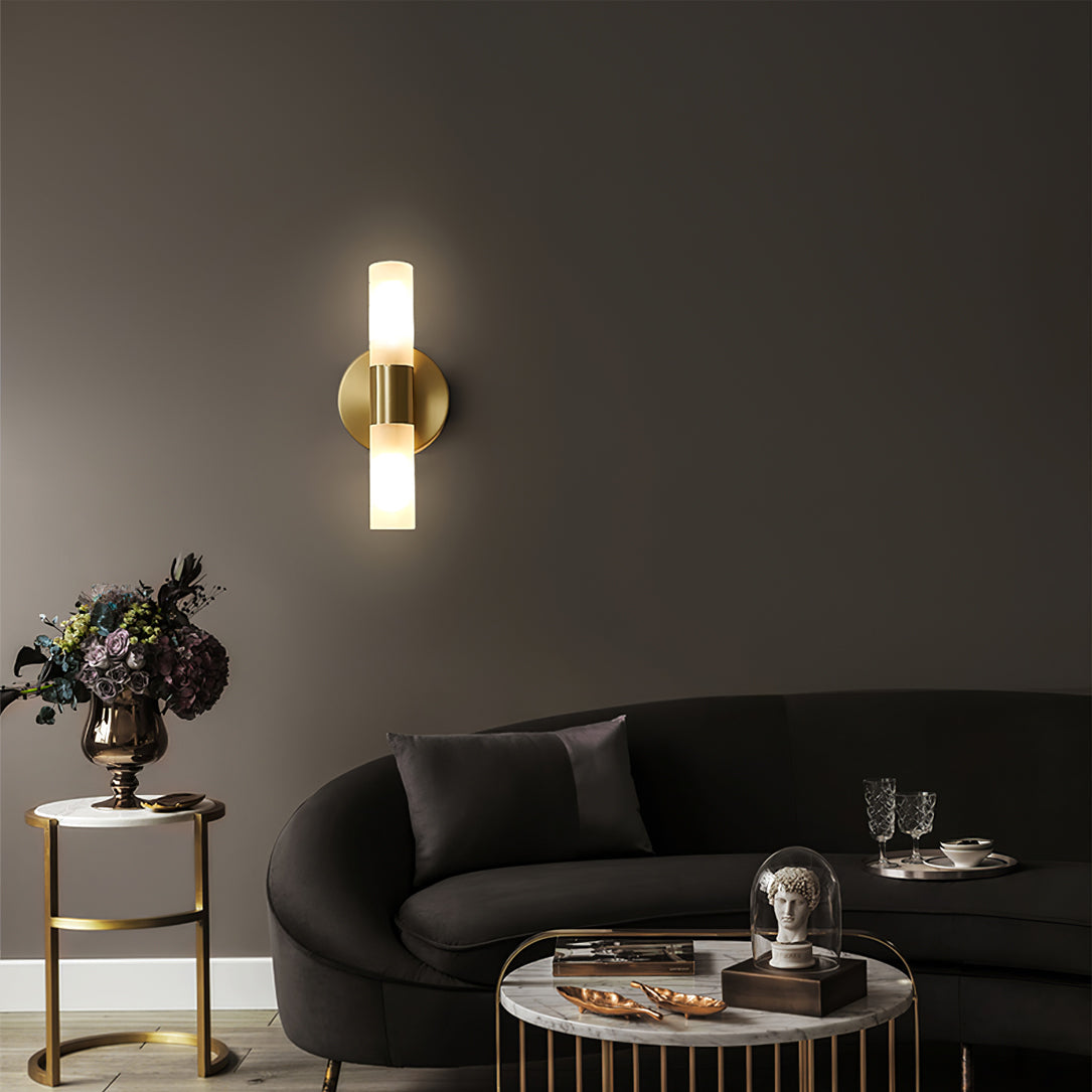 Wandlamp Acrylglas met G9 Fitting Koper Zwart Wit voor Woonkamer Hal Slaapkamer Modern Design Interieur IP20 | Sulvida