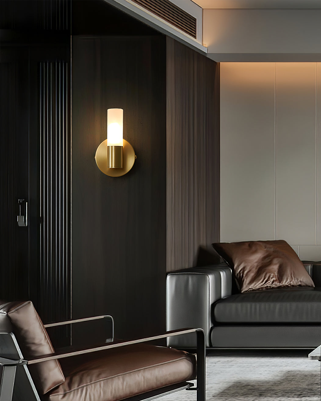 Wandlamp Acrylglas met G9 Fitting Koper Zwart Wit voor Woonkamer Hal Slaapkamer Modern Design Interieur IP20 | Sulvida