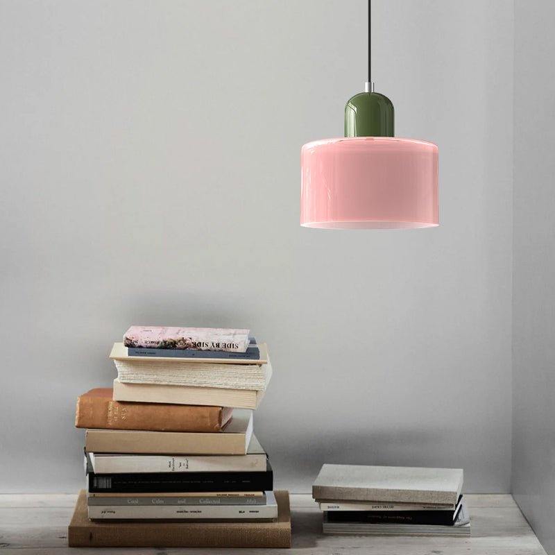 Glazen Hanglamp Bauhaus Design Goudkleurig Metaal E27 Fitting Eetkamer Woonkamer Verstelbaar Moderne Verlichting | Sulvida