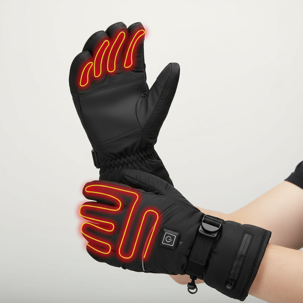 Verwarmde Handschoenen Touchscreen Waterdicht Verstelbare Warmte Winter Unisex Fleece Skihandschoenen | Sulvida