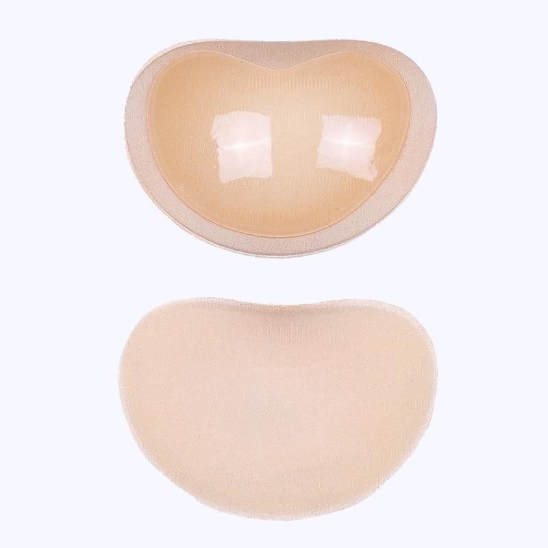 Zelfklevende Bikini Pads Zwemkleding Zwart Beige Waterbestendig Push-Up Inlegkussens BH Cups Badmode | Sulvida