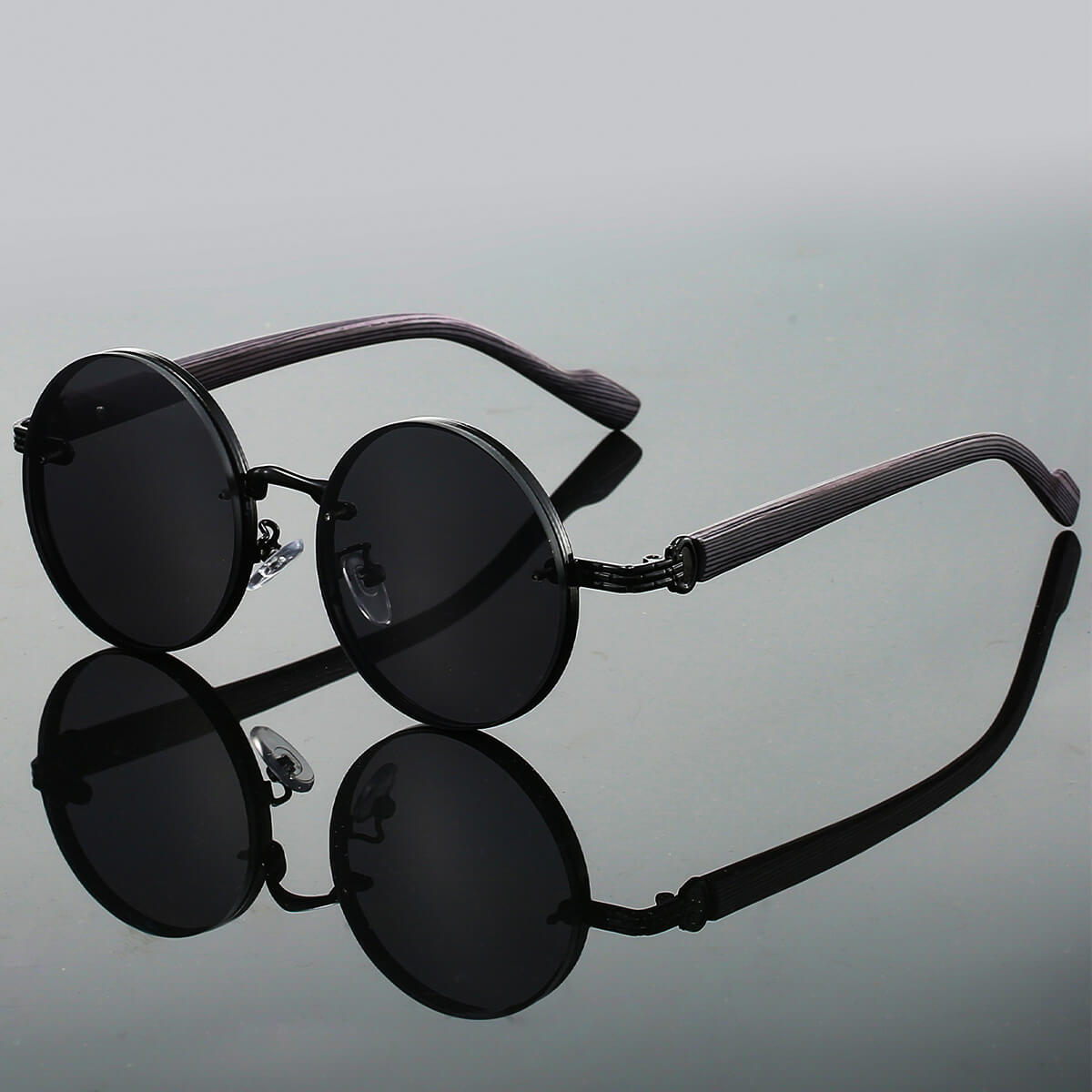 Ronde Retro Zonnebril met UV400 Bescherming Metalen Frame Vintage Stijl Unisex Zonnebril voor Dames en Heren | Sulvida