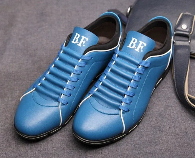 Herensneakers Casual met Lage Vetermodel Comfortabel Stoer Sportieve Wandelschoenen Dagelijks Gebruik Diverse Kleuren PU Leer | Sulvida