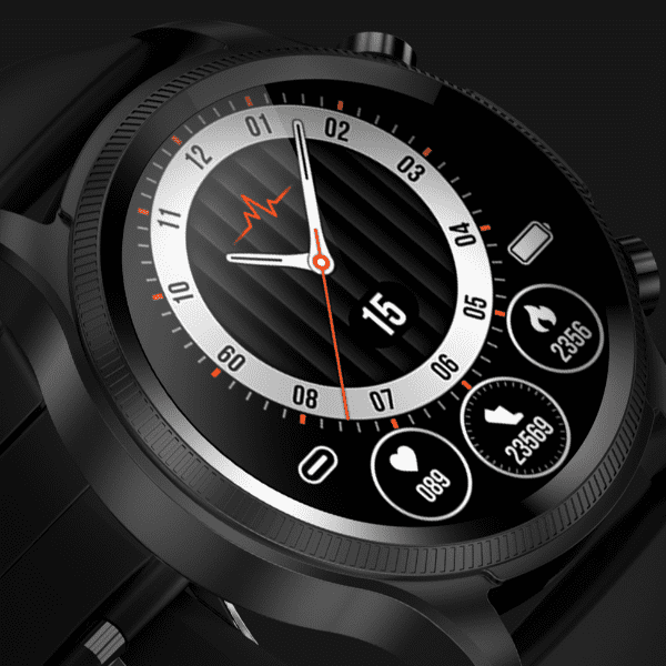 Smartwatch met Gezondheidsmeting Hartslag Bloedwaarden 24/7 Monitoring Waterbestendig Sporthorloge Fitness | Sulvida