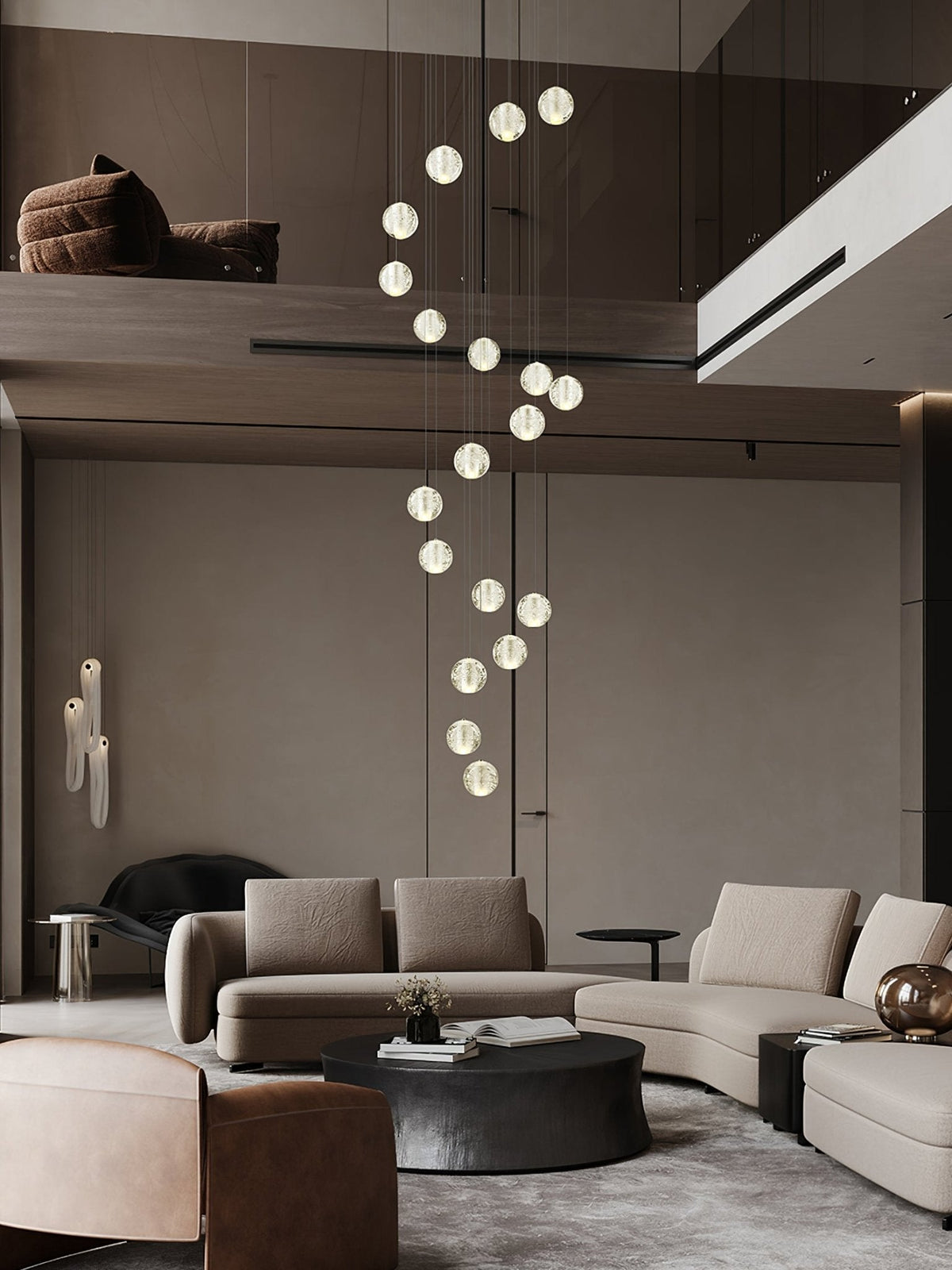Kristallen Bollenlamp Hanglamp Meervoudig Chroom Glas Eethoek Woonkamer Plafondverlichting Modern Design Interieur | Sulvida